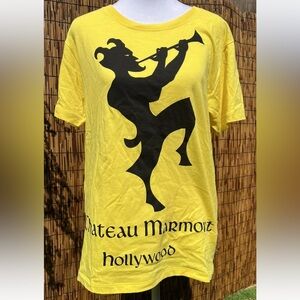 NWT Gucci Chateau Marmont Hollywood Yellow Floral T Shirt XXS XS S